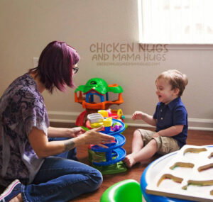 Sawyer in Therapy | Chicken Nugs and Mama Hugs